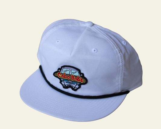 White Bus Logo Snapback