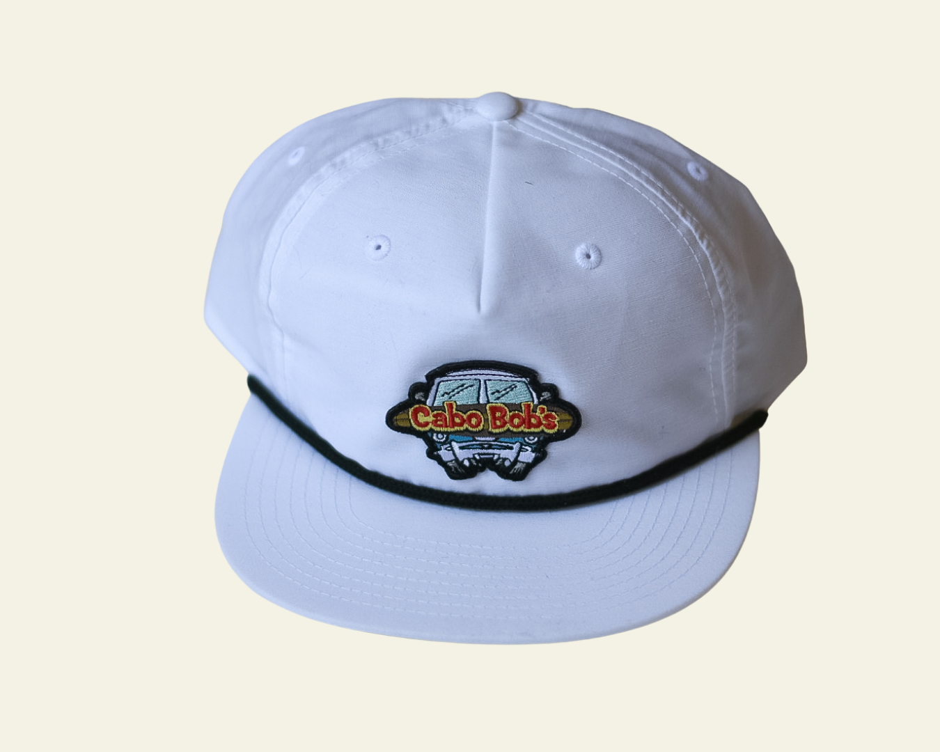 White Bus Logo Snapback