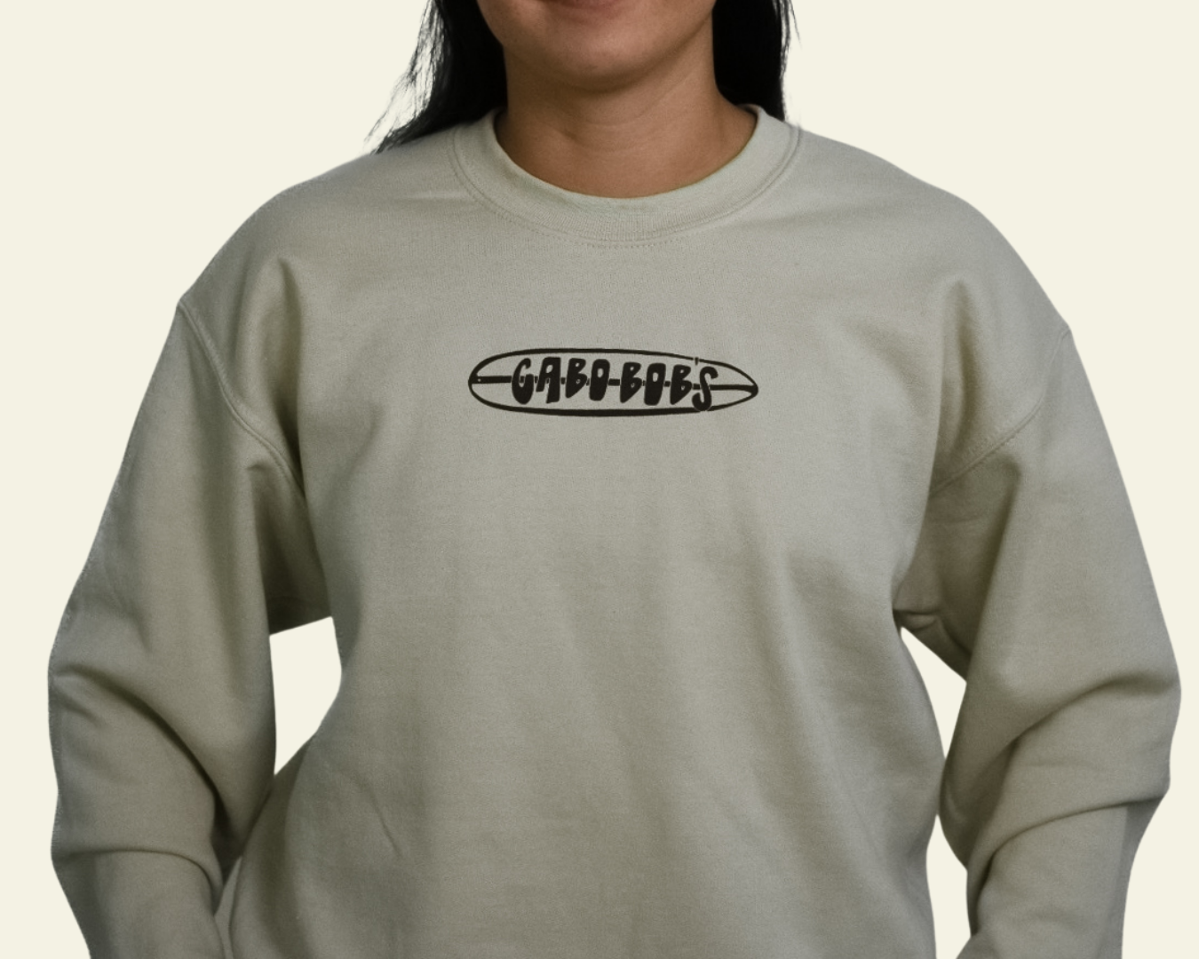 Beige Surf Sweatshirt