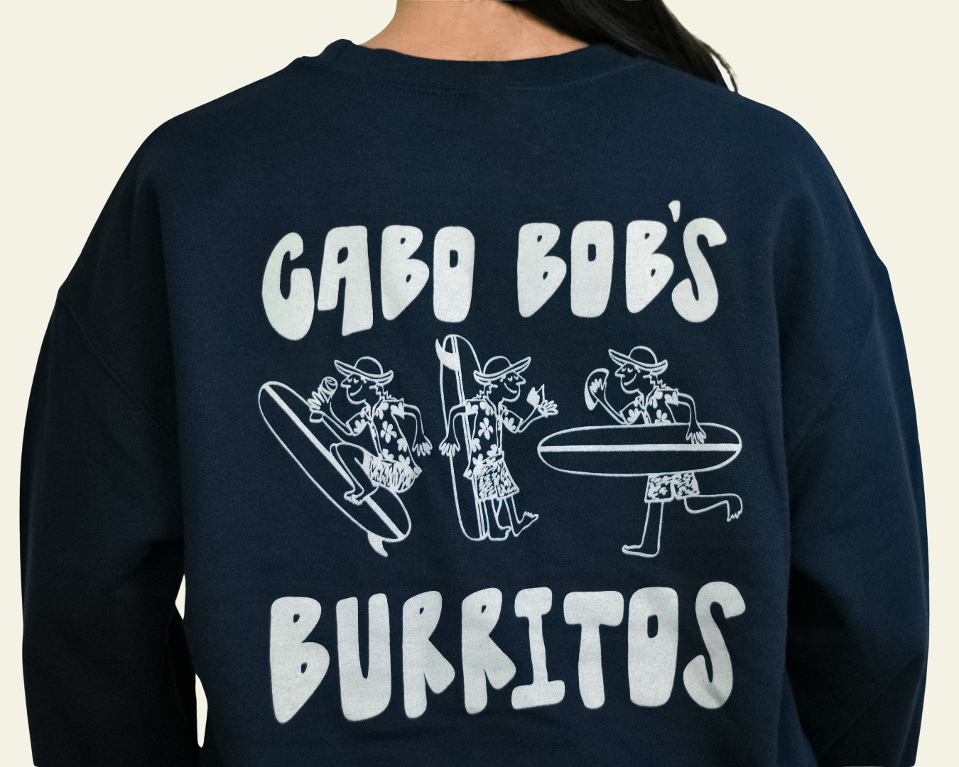 Navy Blue Surf Sweatshirt