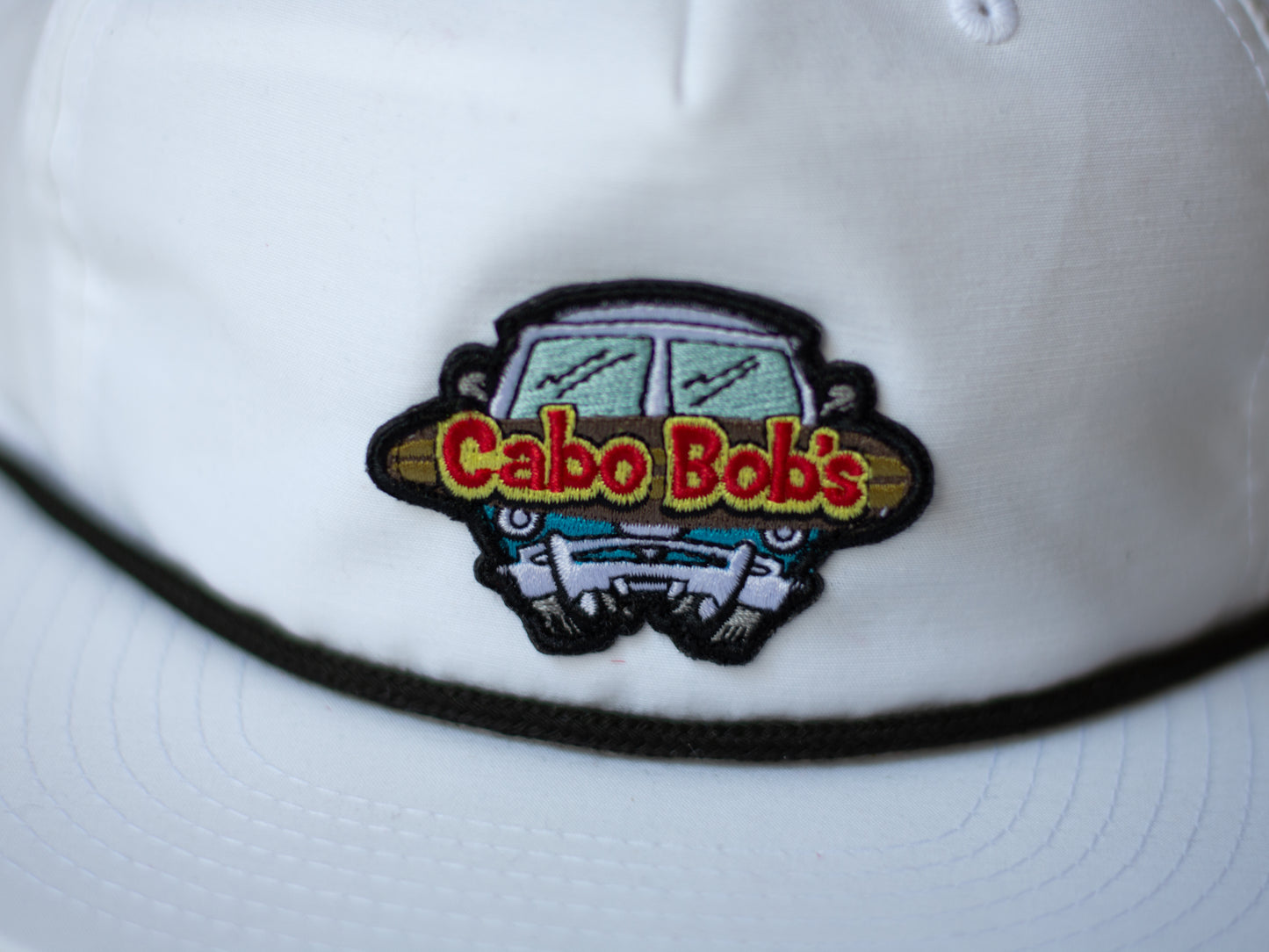 White Bus Logo Snapback