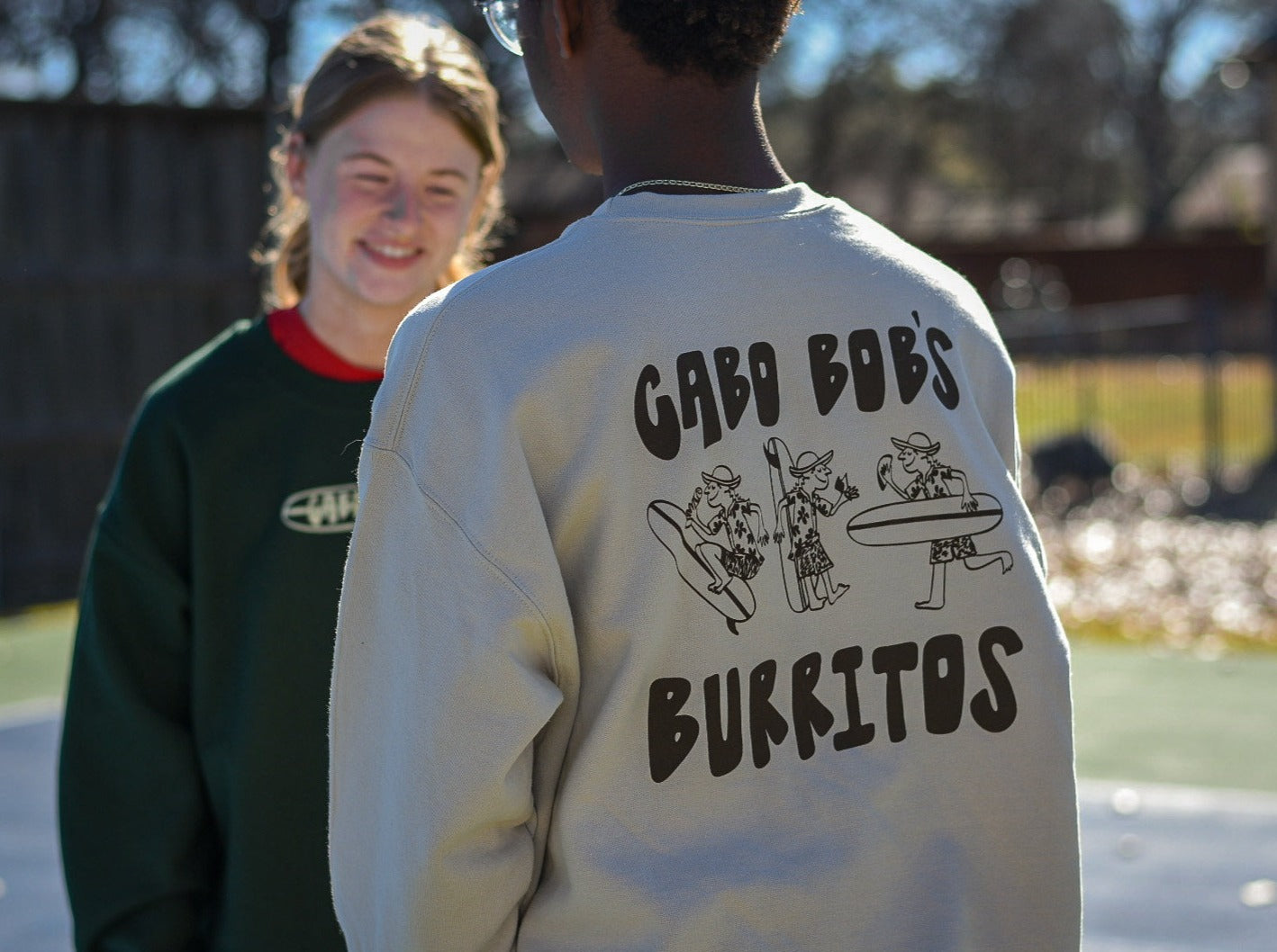 Beige Surf Sweatshirt