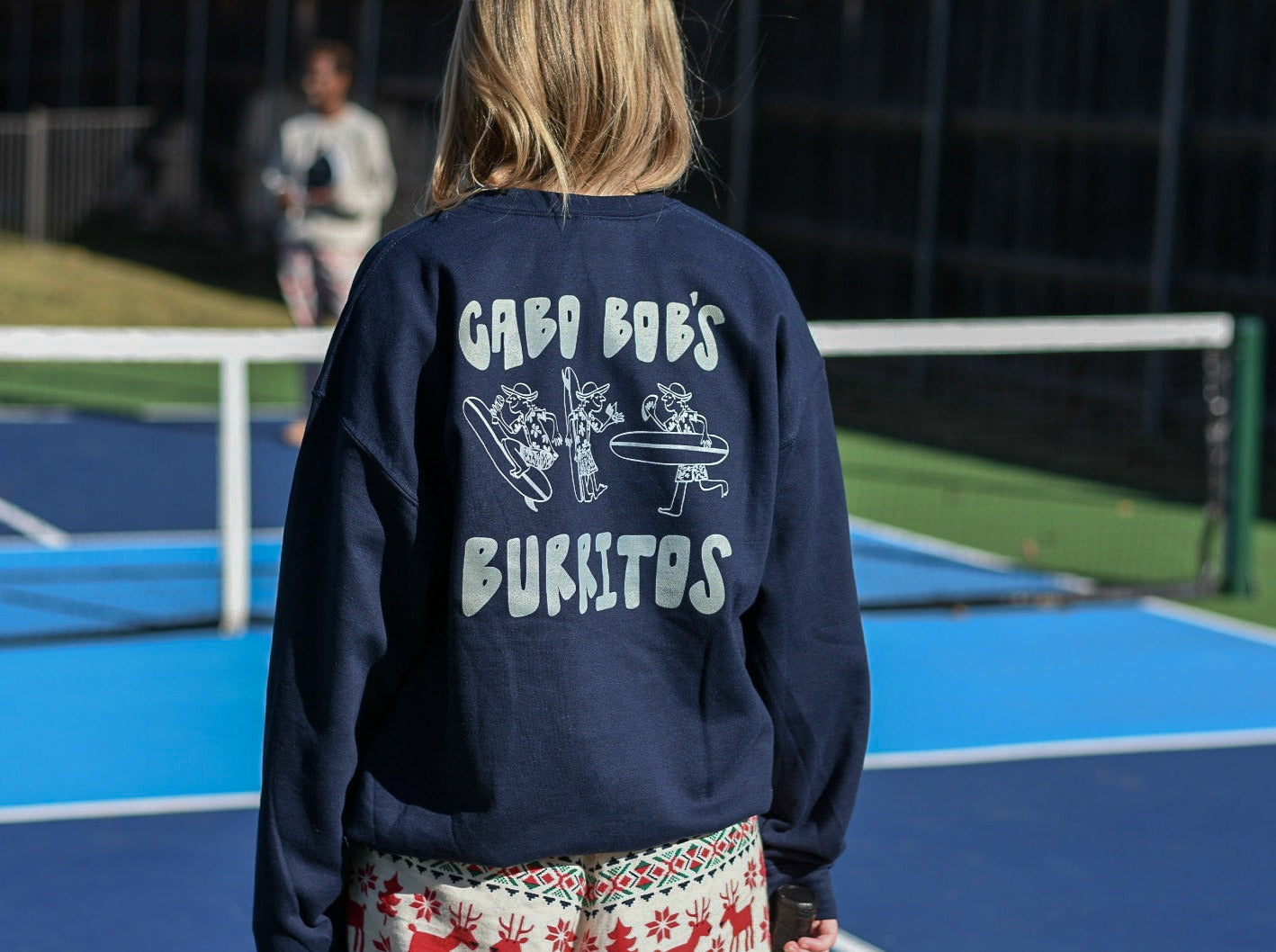 Navy Blue Surf Sweatshirt
